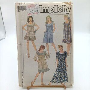 UNCUT Simplicity 8613 Vintage Sewing Pattern Misses Easy-To-Sew Loose Fitting